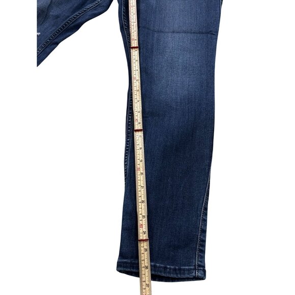 Hollister Womens Ultra High-Rise Jean Legging W33 L28 Blue Denim Distressed - Picture 9 of 9